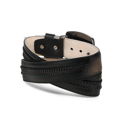 Men Cuadra American Bison Belt BC473