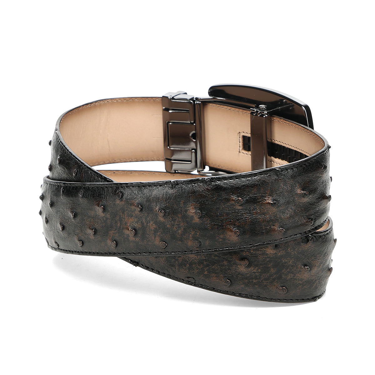 Men Cuadra Ostrich Belt BC478