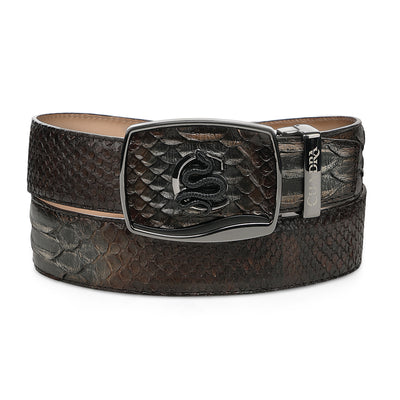 Men Cuadra Python Woven Belt BC498