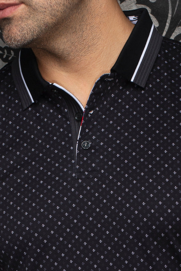 Men Au Noir Polo Darren Black