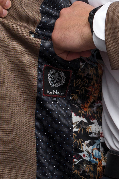 Men Au Noir Blazer Delon Tobacco