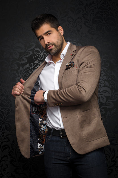 Men Au Noir Blazer Delon Tobacco
