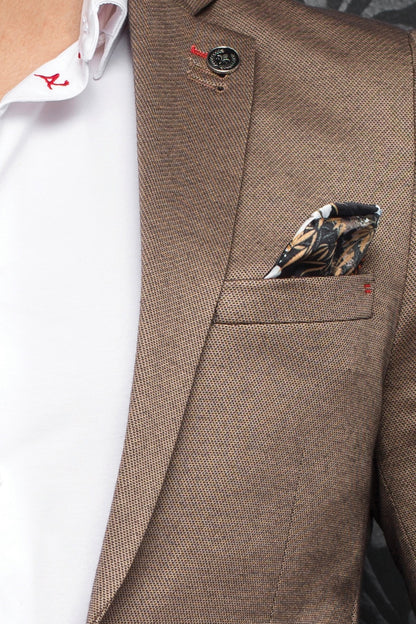 Men Au Noir Blazer Delon Tobacco