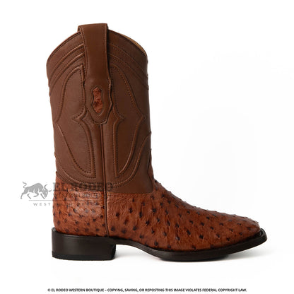 Men King Exotic Ostrich Boot H4820364