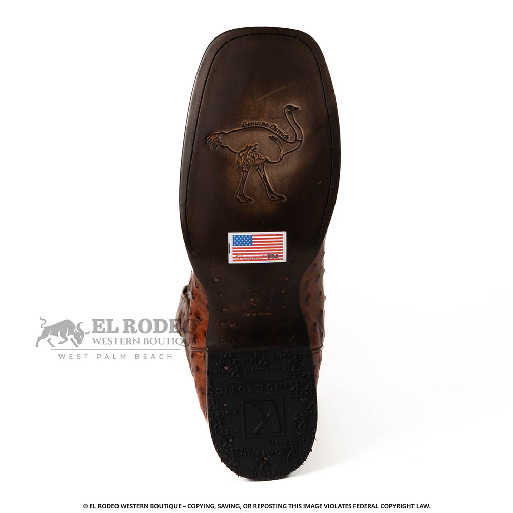 Men King Exotic Ostrich Boot H4820364