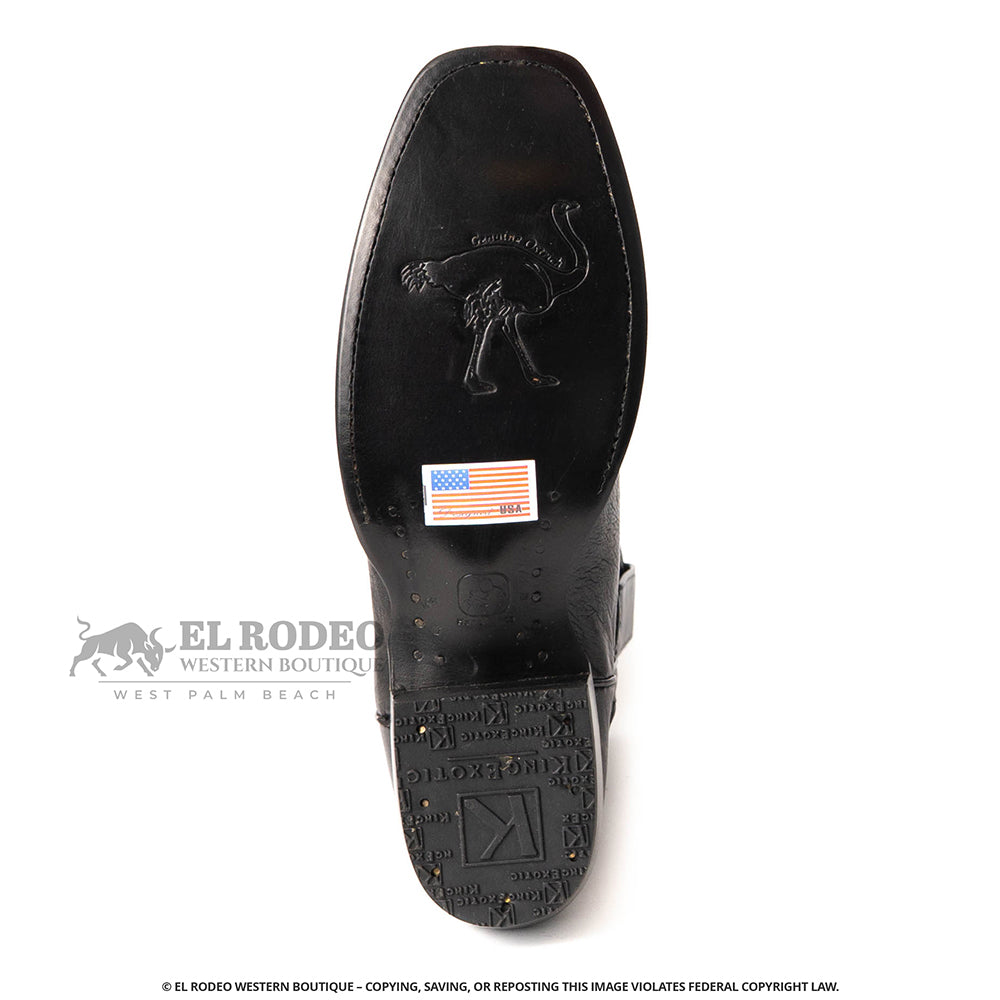 Men King Exotic Ostrich Boot H4749705