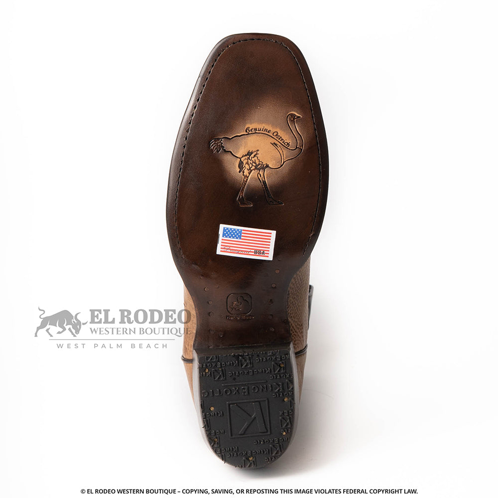Men King Exotic Ostrich Boot H4749772