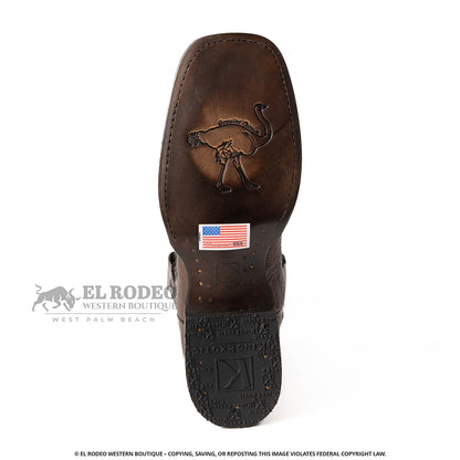 Men King Exotic Ostrich Boot H4829707