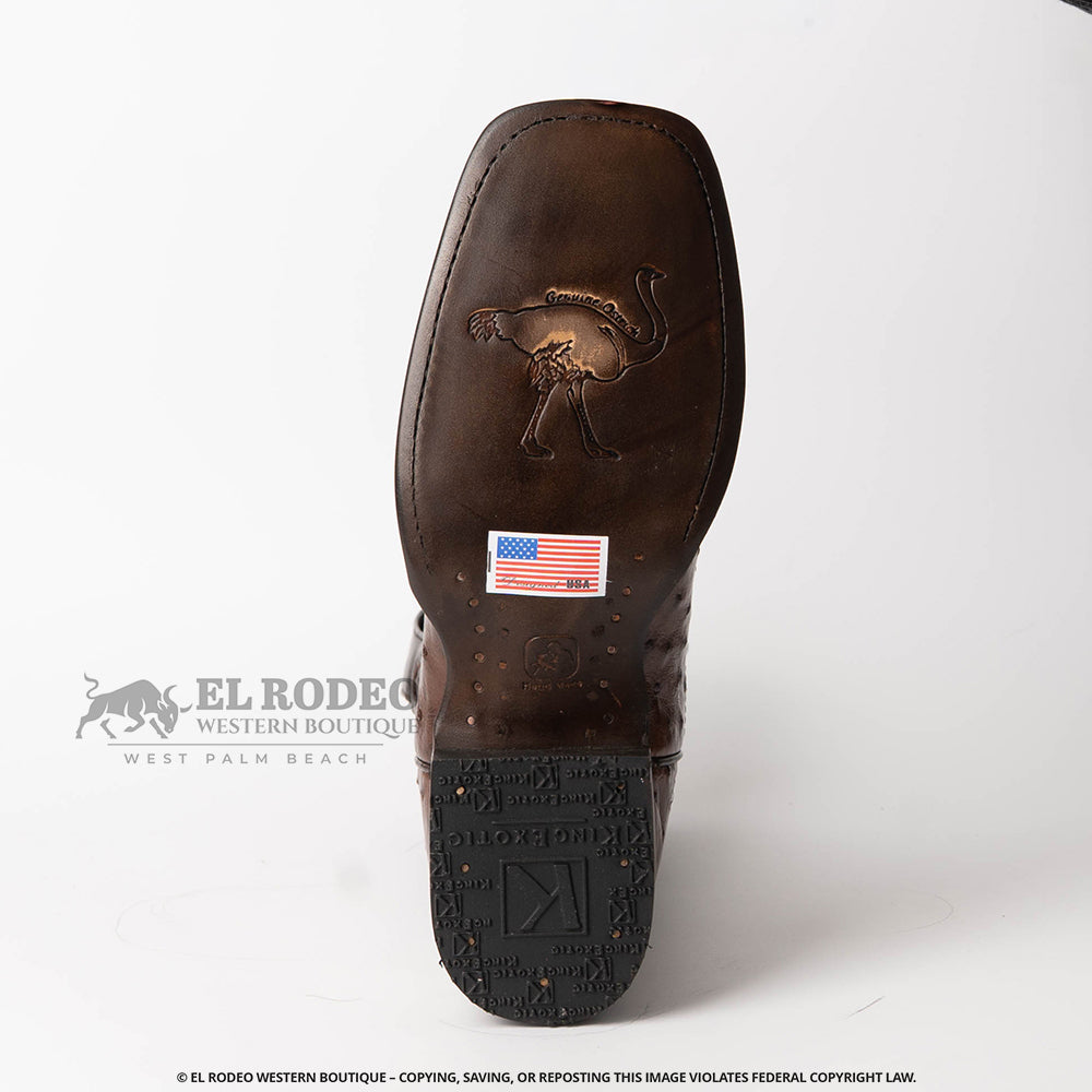 Men King Exotic Ostrich Boot H4820360
