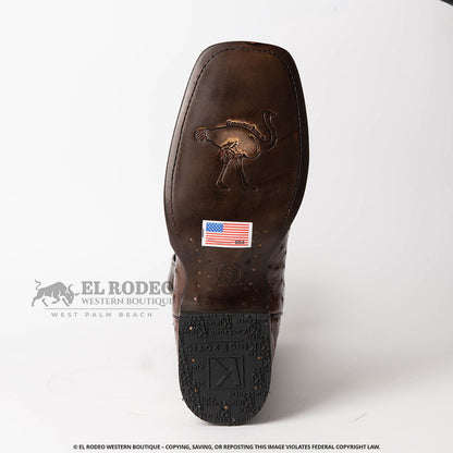 Men King Exotic Ostrich Boot H4820360