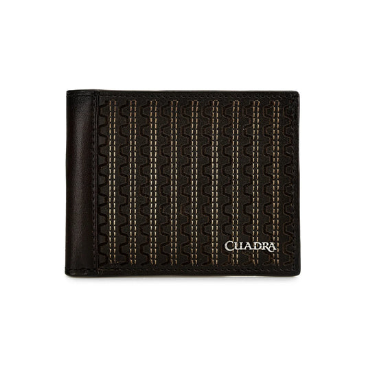 Men Cuadra Cowhide Oxford Laser Wallet DU710