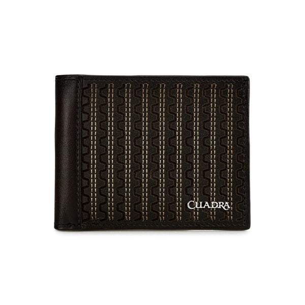 Men Cuadra Cowhide Oxford Laser Wallet DU710