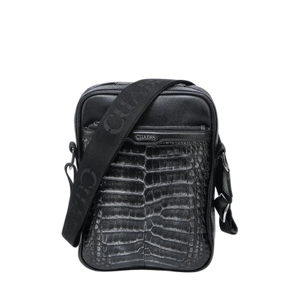 Men Cuadra Caiman Zipper Bag DU731
