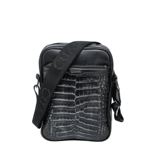 Men Cuadra Caiman Zipper Bag DU731