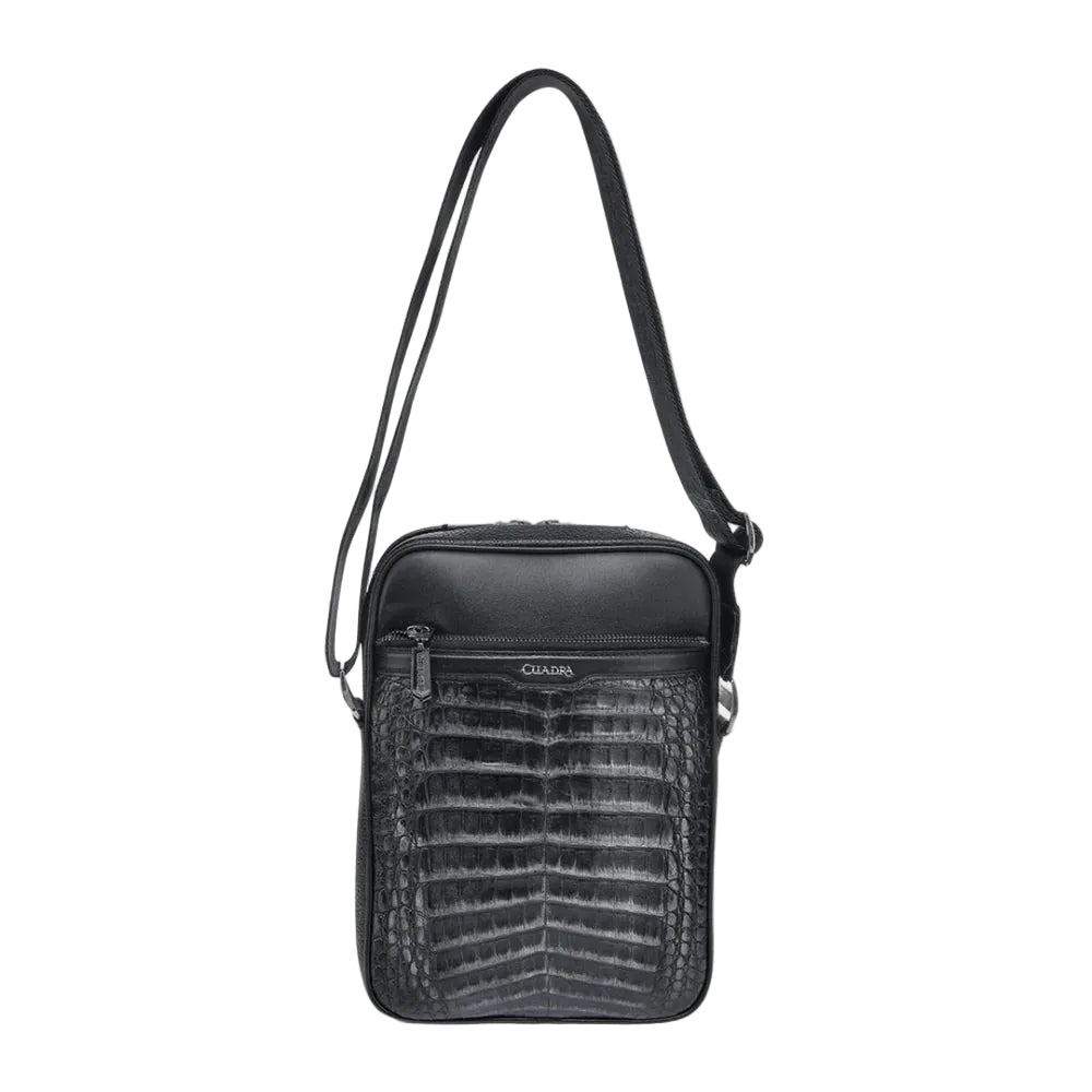 Men Cuadra Caiman Zipper Bag DU731