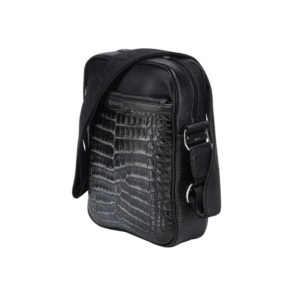 Men Cuadra Caiman Zipper Bag DU731