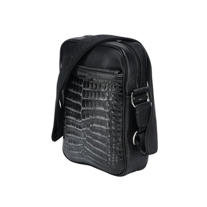 Men Cuadra Caiman Zipper Bag DU731