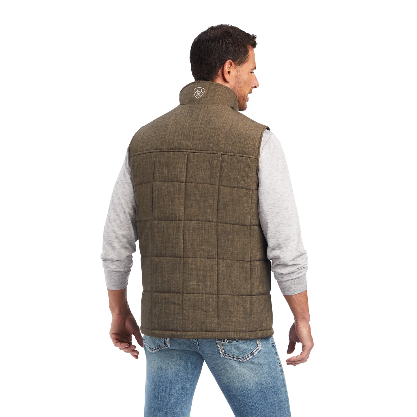 Men Ariat Vest Crius Crocodile 10041520