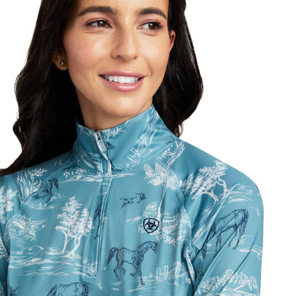 Women Ariat Jacket Arctic Green 10041204