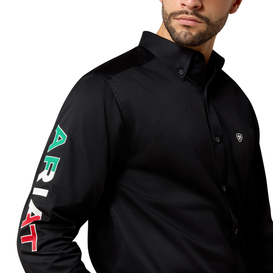 Men Ariat Shirt Twill Fitted 10038914