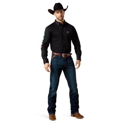 Men Ariat Shirt Twill Fitted 10038914