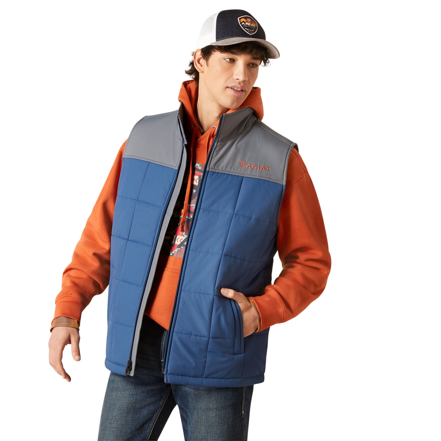 Men Ariat Vest Crius Midsummer 10046732