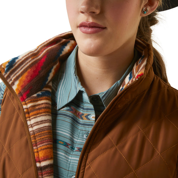 Women Ariat Vest Dilon Chesnut 10046059