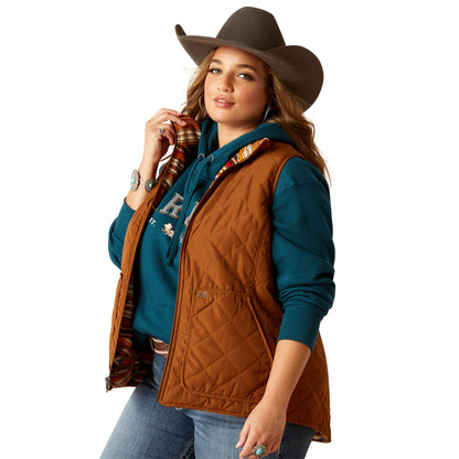 Women Ariat Vest Dilon Chesnut 10046059