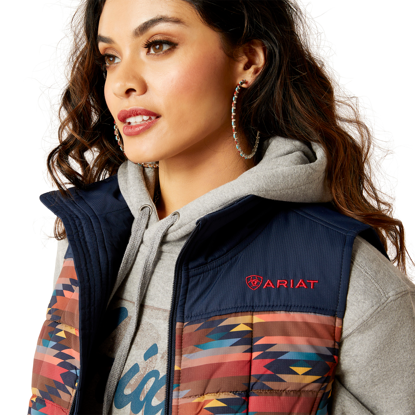 Women Ariat Vest Crius Multi 10046684