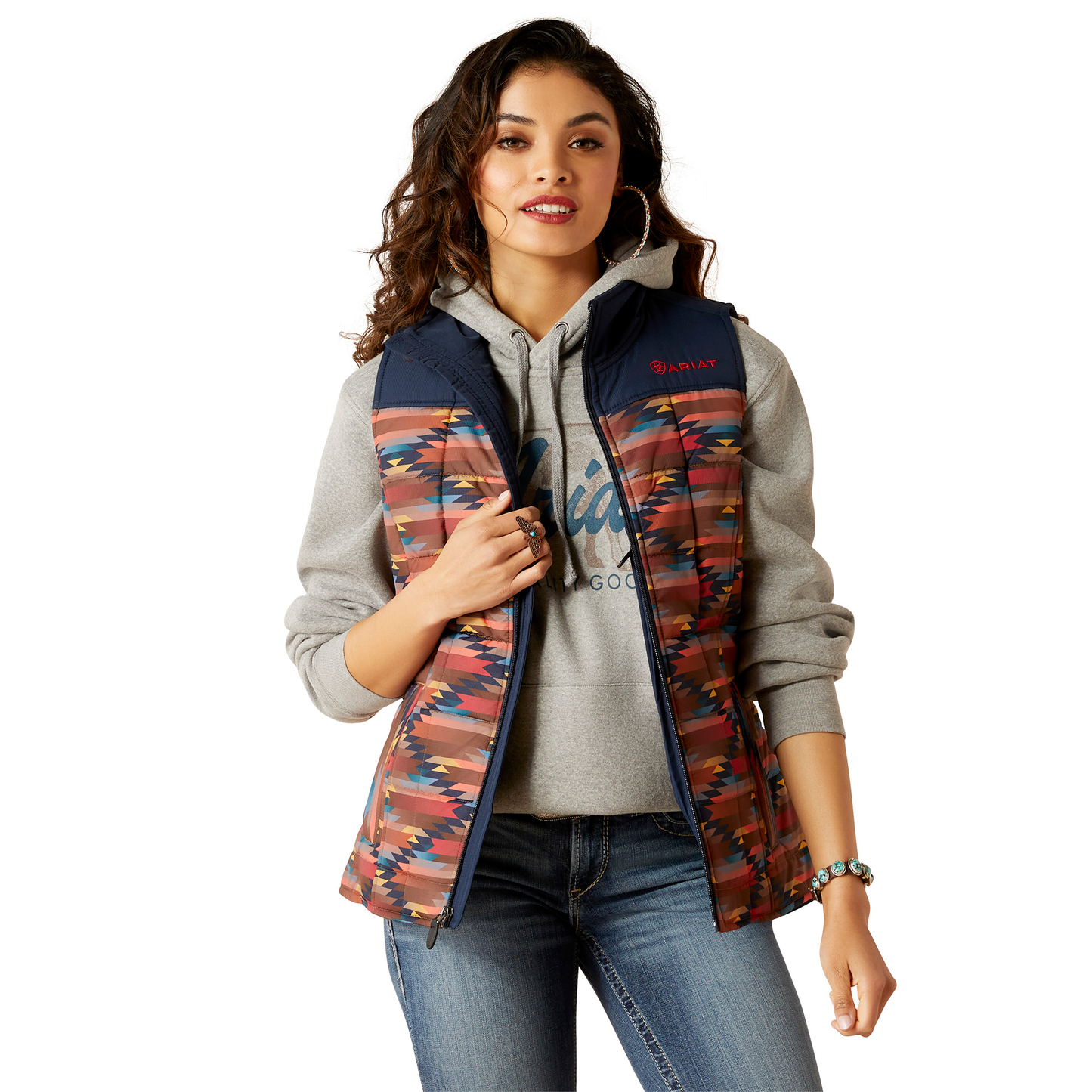 Women Ariat Vest Crius Multi 10046684
