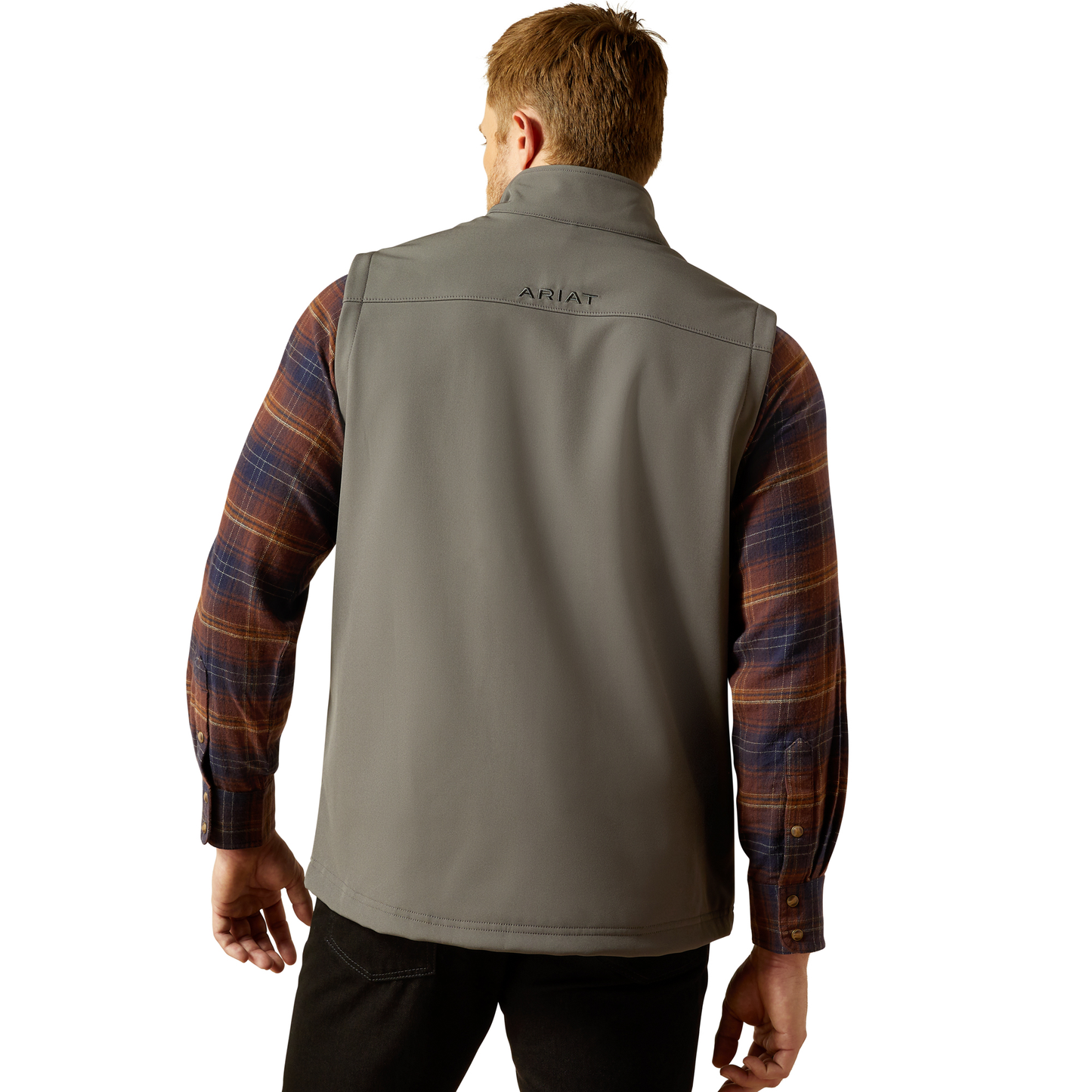 Men Ariat Vest Vernon Grey Softshell 10062362