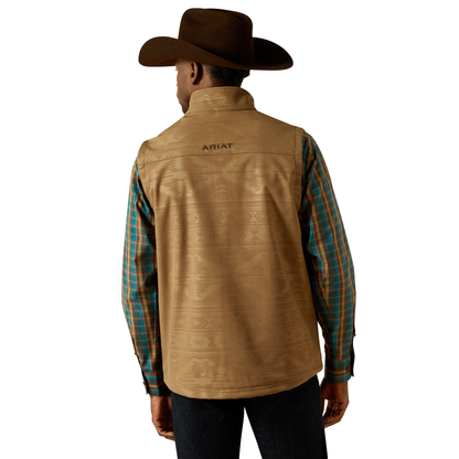 Men Ariat Vest Vernon Khaki Softshell 10062391