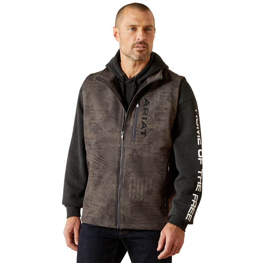 Men Ariat Vest Patriot Softshell 10062594