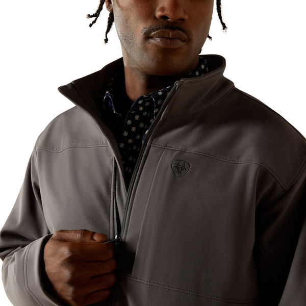 Men Ariat Jacket Vernon Softshell Grey 10062598