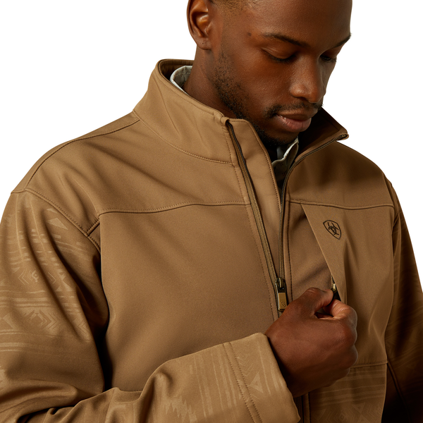 Men Ariat Jacket Vernon Khaki Softshell 10062599