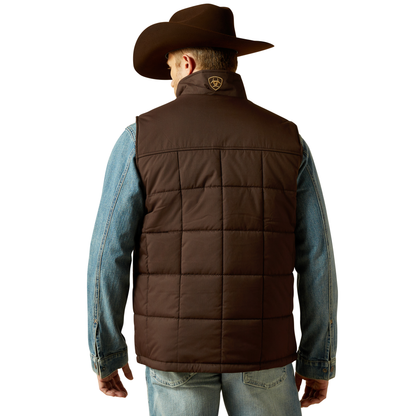 Men Ariat Vest Crius Brown 10062603