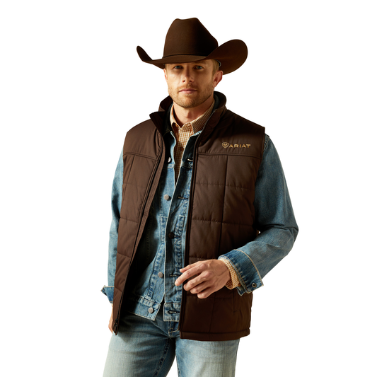 Men Ariat Vest Crius Brown 10062603