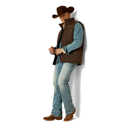 Men Ariat Vest Crius Brown 10062603