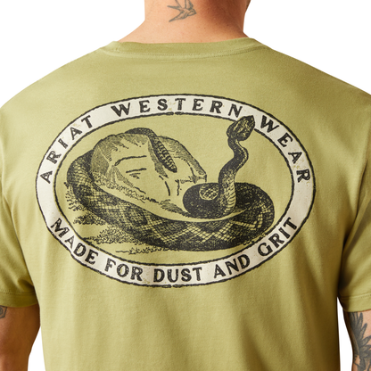 Men Ariat T-Shirt Rattle Warning 10065894
