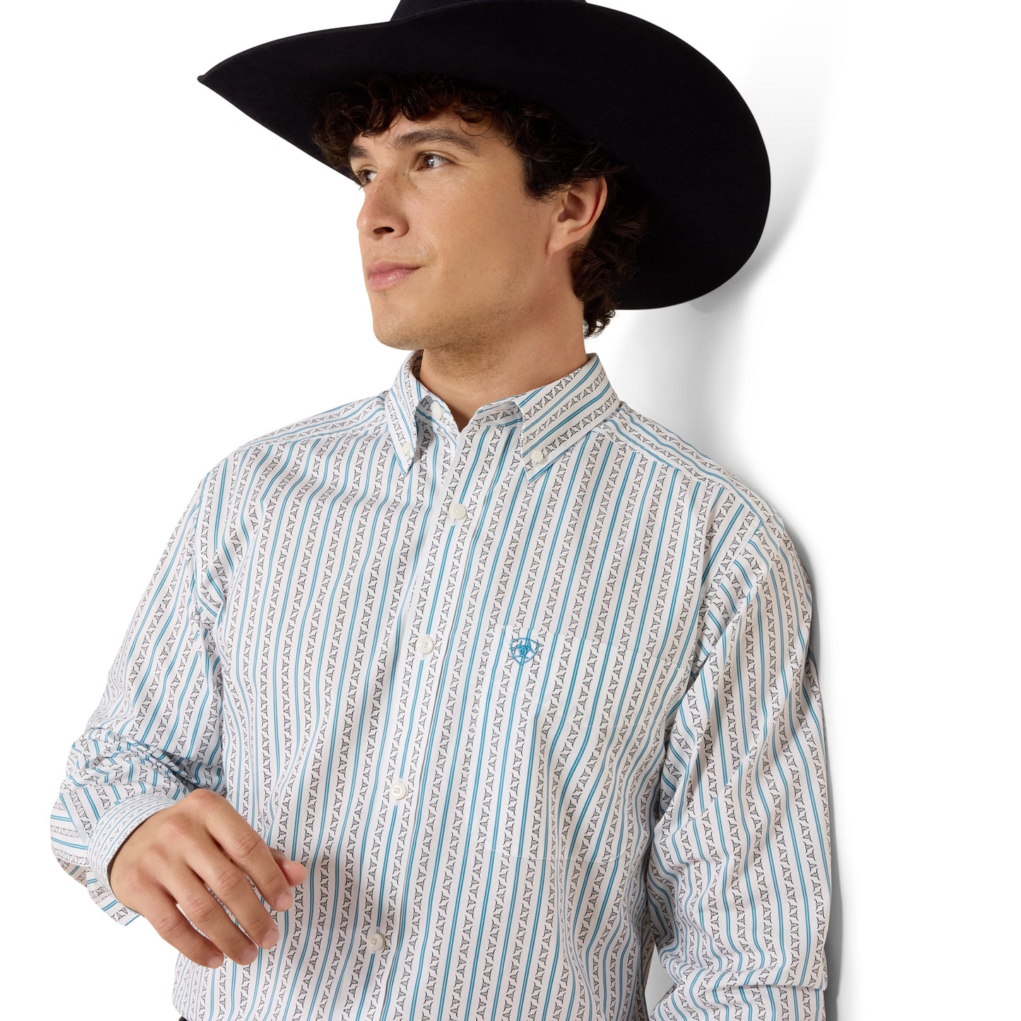 Men Ariat Crow Shirt 10079419