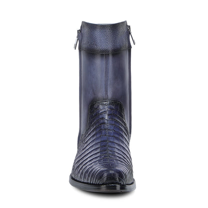 Exotic Boot, Round Toe - Men Franco Cuadra Ankle Boot FF206