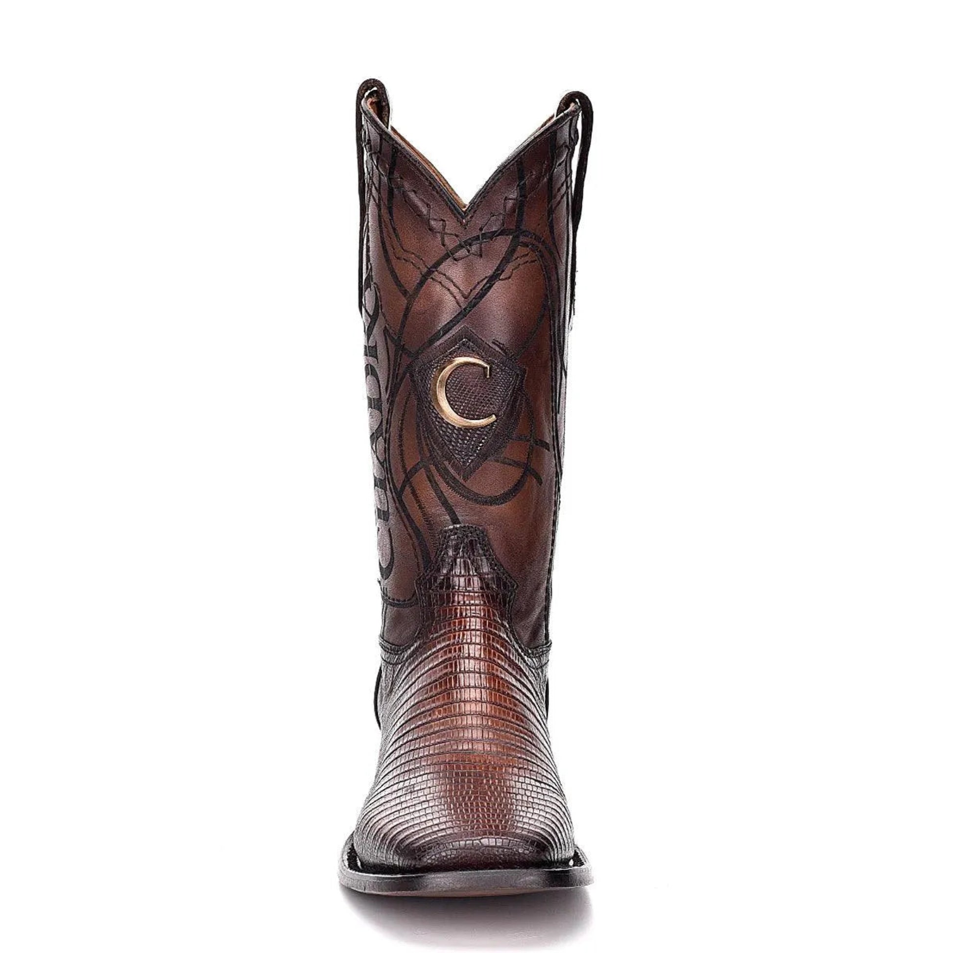 Lizard Square Toe Boots - Men Cuadra Boot CU383 - El Rodeo Western Boutique