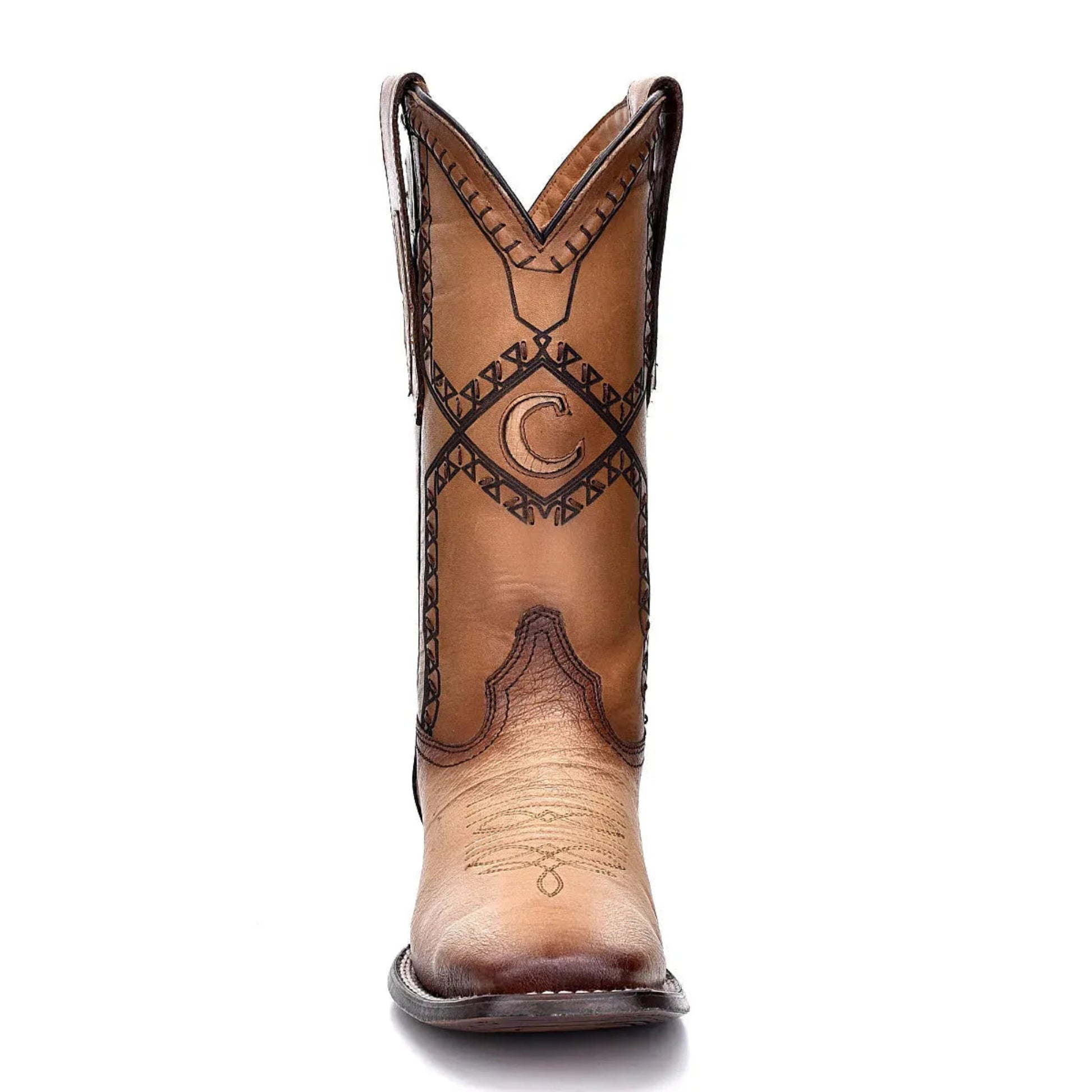 Square-Toed Boots: Premium Ostrich Belly Leather with Refined Details - Men Cuadra Boot CU785 - El Rodeo Western Boutique