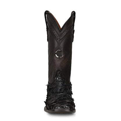 Black Poison Pirarucu Boots - Men Cuadra Boot CU787 - El Rodeo Western Boutique