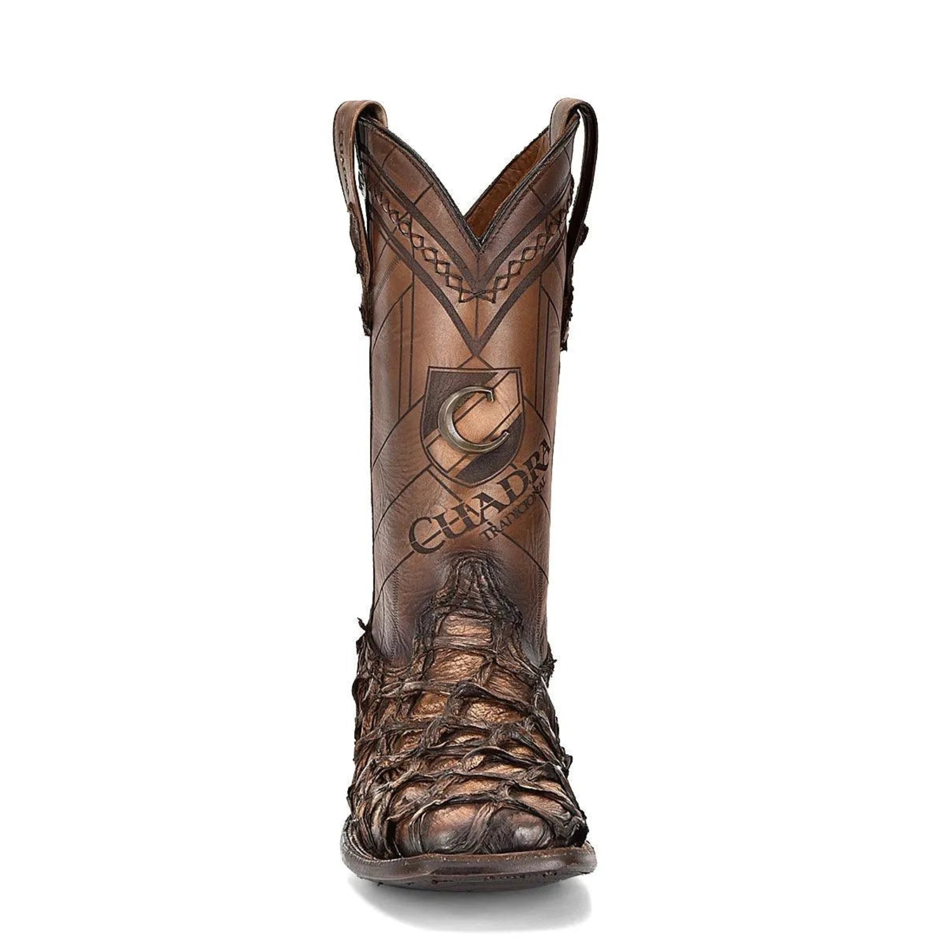 Poison Pirarucu Brown Boots - Men Cuadra Boot CU789 - El Rodeo Western Boutique