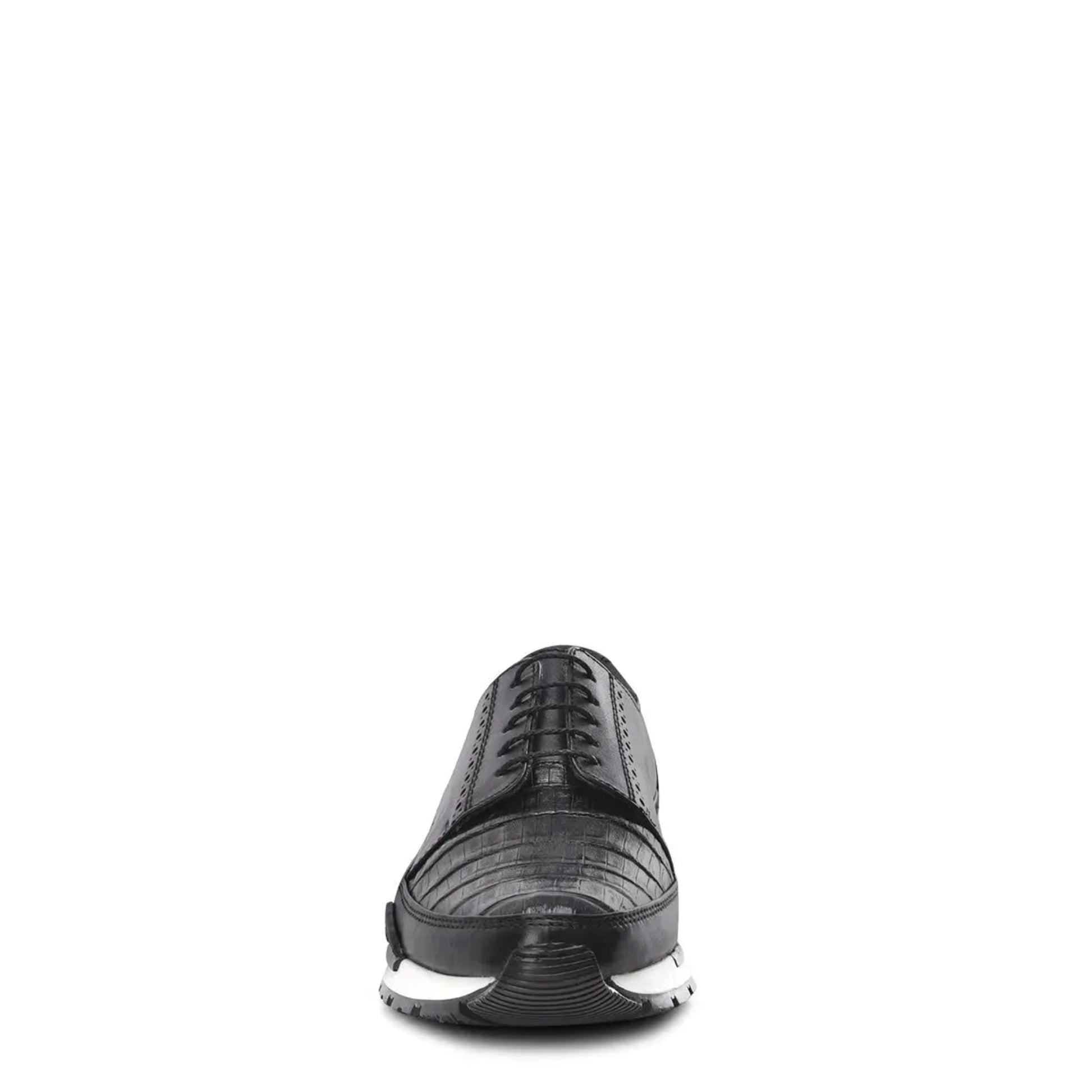 Black Exotic Leather Sneakers for Men – Elevate Your Look with Alligator Accents - Men Franco Cuadra Boot FC812 - El Rodeo Western Boutique