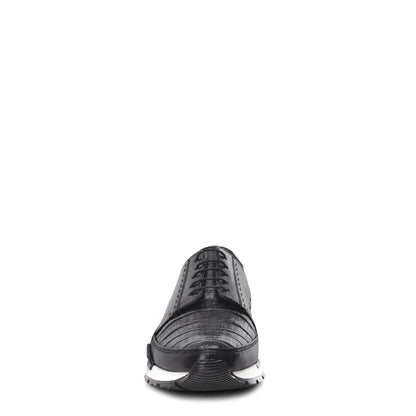 Black Exotic Leather Sneakers for Men – Elevate Your Look with Alligator Accents - Men Franco Cuadra Boot FC812 - El Rodeo Western Boutique