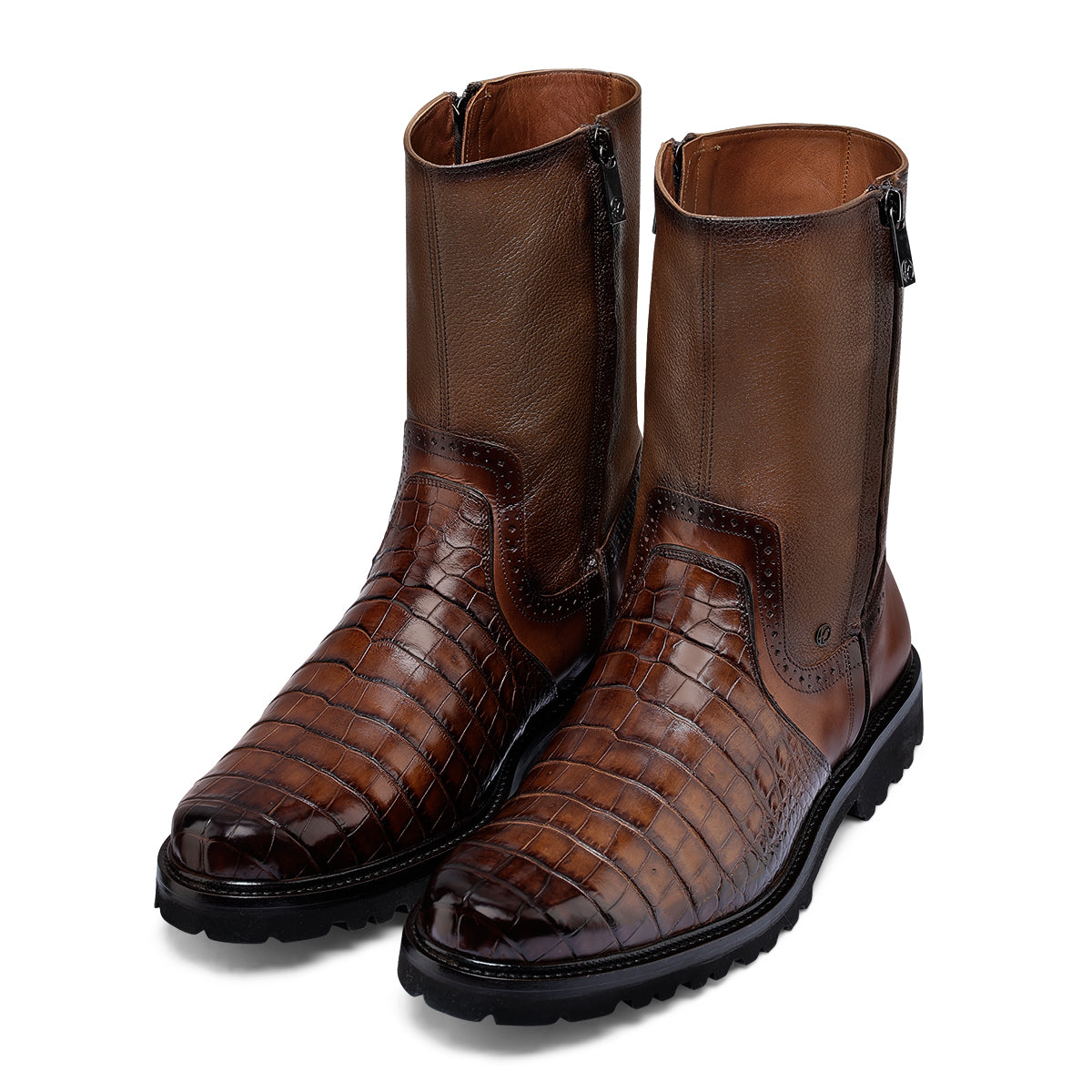 Men Franco Cuadra Alligator Ankle Boot FF237