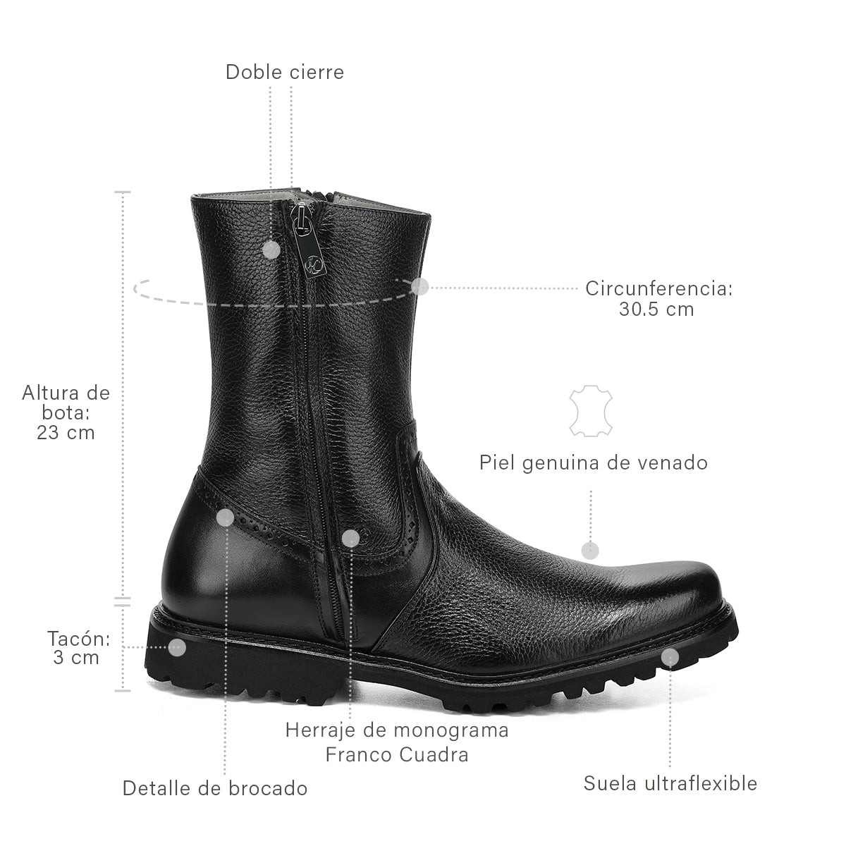 Men Franco Cuadra Deer Boot FF403