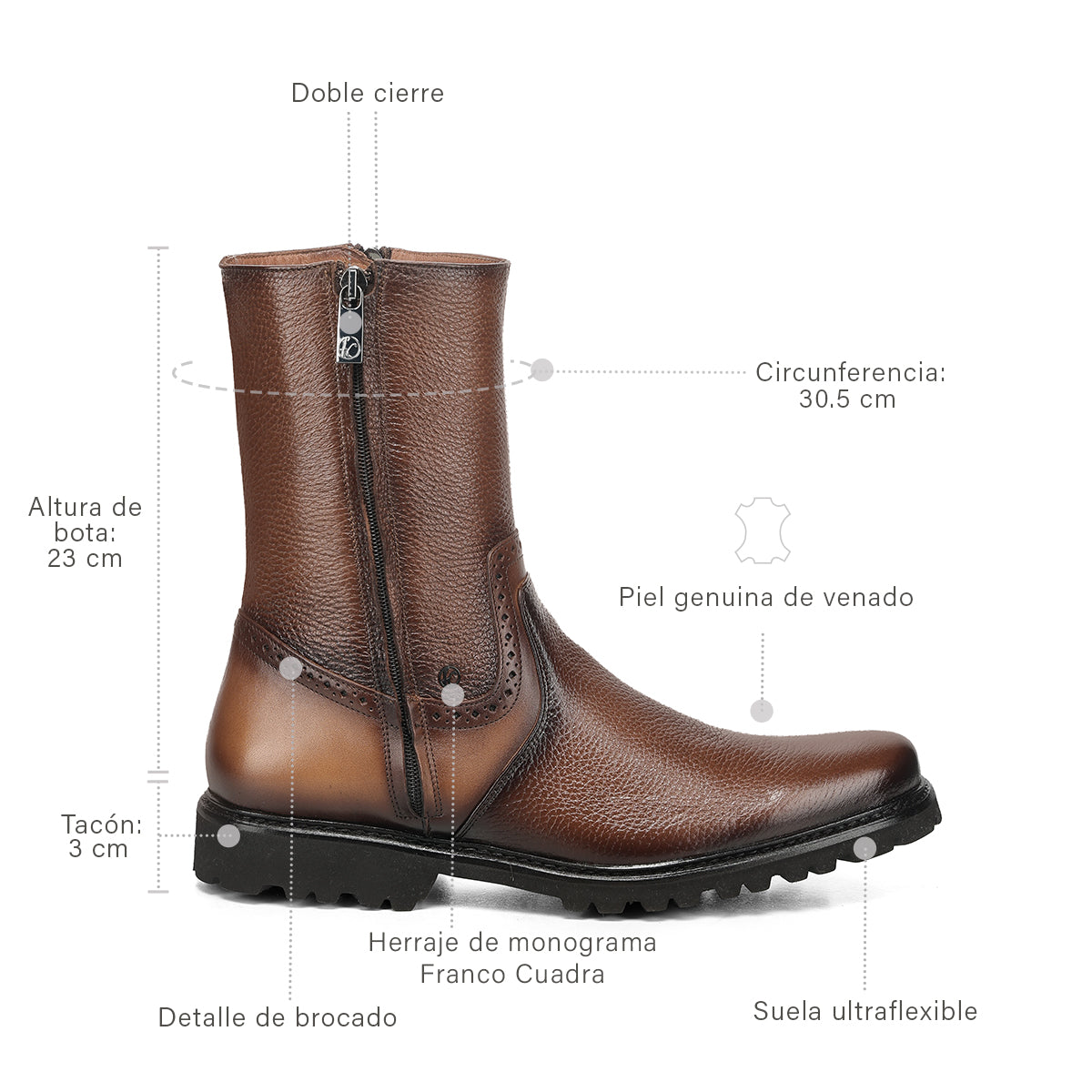 Men Franco Cuadra Deer Boot FF419